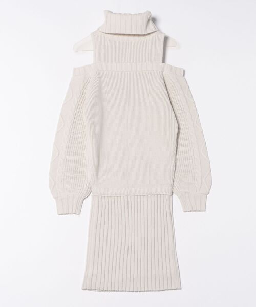 EGOIST（エゴイスト）の「肩開きケーブルミニワンピース（ワンピース・レディース・ブラック・FREE）」の15枚目の写真