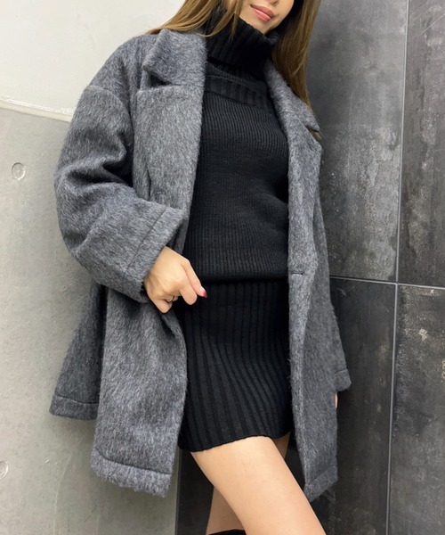 EGOIST（エゴイスト）の「肩開きケーブルミニワンピース（ワンピース・レディース・ブラック・FREE）」の8枚目の写真