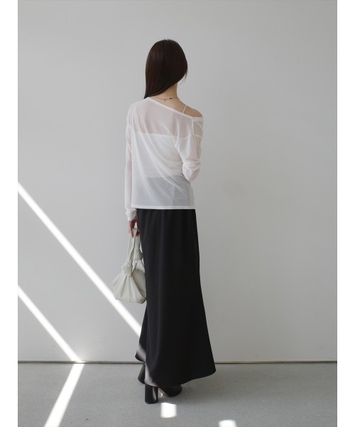 amel(エイメル)の「ベーシックフレアロングスカート / ブラック(スカート・レディース・ブラック・FREE)」の5枚目の写真