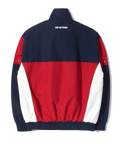 QT8 GARMENTS(キューティーエイトガーメント)の「MFオールドトラックジャケット(赤)(ナイロンジャケット・レディース・その他・LARGE/MEDIUM/X-LARGE)」の3枚目の写真