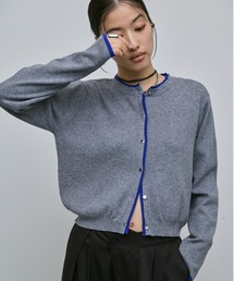 AIC. | カラーコンビネーションニットカーディガン(カーディガン/ボレロ)