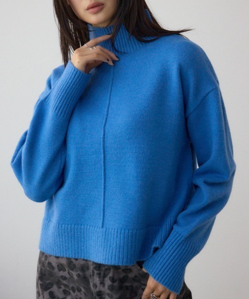 セール】アソートカラーハイネックニットトップス（ニット/セーター