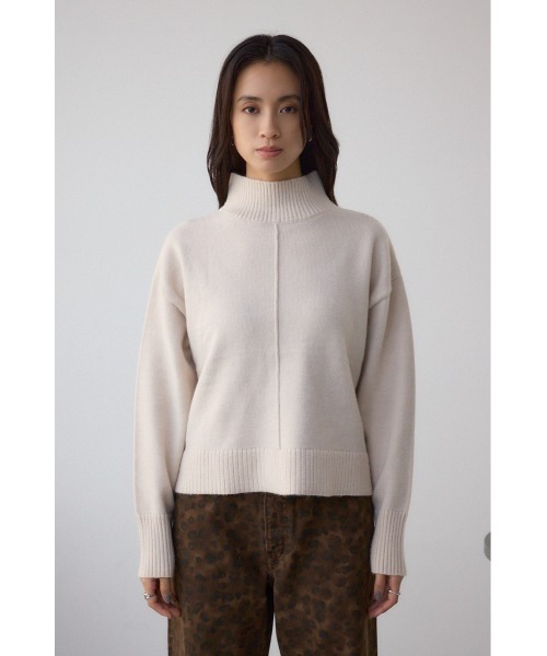 AZUL by moussy（アズールバイマウジー）の「アソートカラーハイネックニットトップス（ニット/セーター・レディース・ブルー/杢グレー/アイボリー/ブラック/レッド・FREE）」の10枚目の写真