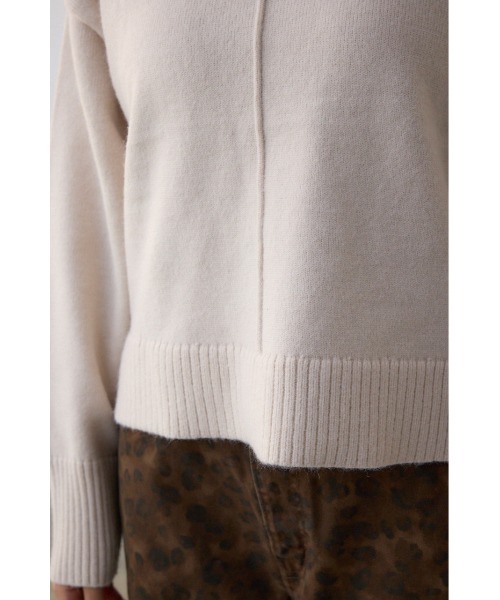 AZUL by moussy（アズールバイマウジー）の「アソートカラーハイネックニットトップス（ニット/セーター・レディース・ブルー/杢グレー/アイボリー/ブラック/レッド・FREE）」の17枚目の写真