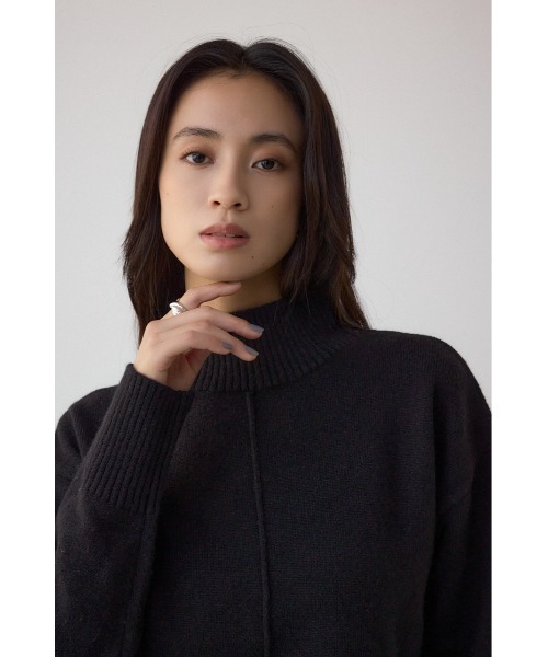 AZUL by moussy（アズールバイマウジー）の「アソートカラーハイネックニットトップス（ニット/セーター・レディース・ブルー/杢グレー/アイボリー/ブラック/レッド・FREE）」の19枚目の写真