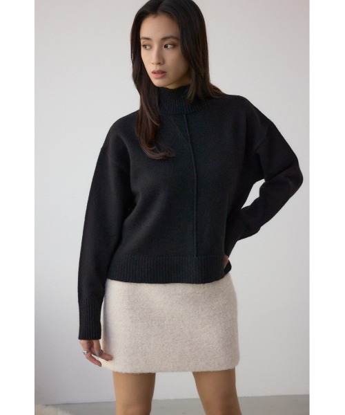 AZUL by moussy（アズールバイマウジー）の「アソートカラーハイネックニットトップス（ニット/セーター・レディース・ブルー/杢グレー/アイボリー/ブラック/レッド・FREE）」の20枚目の写真