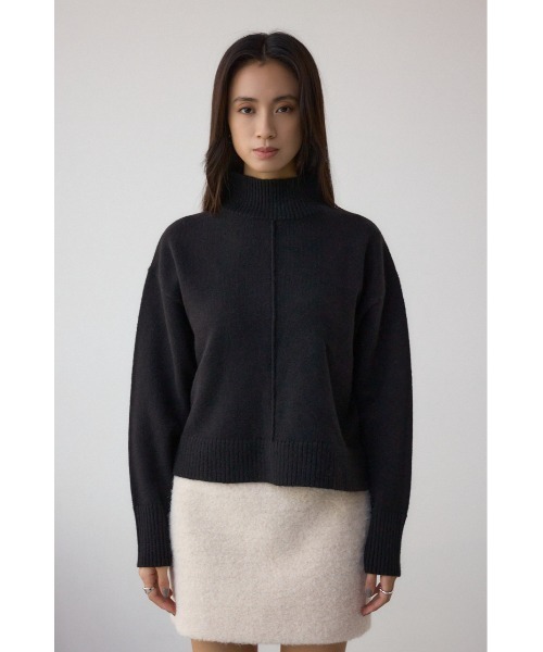 AZUL by moussy（アズールバイマウジー）の「アソートカラーハイネックニットトップス（ニット/セーター・レディース・ブルー/杢グレー/アイボリー/ブラック/レッド・FREE）」の22枚目の写真