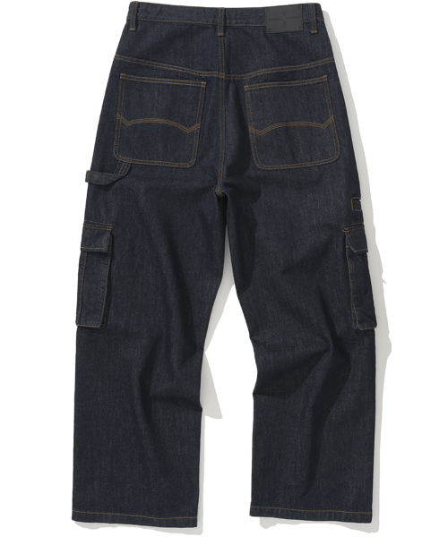 NOT4NERD(ノットフォーナード)の「Fatigue Cargo Denim Pants - Deep Indigo(デニムパンツ・レディース・その他・MEDIUM/LARGE/X-LARGE)」の3枚目の写真