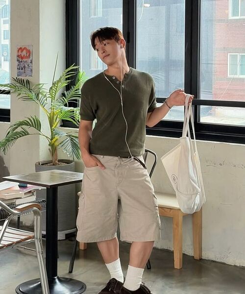 KNITTED(ニッティド)の「クールエバー ヘンリーネック 半袖ニット チャコール(ニット/セーター・レディース・その他・LARGE/X-LARGE/MEDIUM)」の11枚目の写真