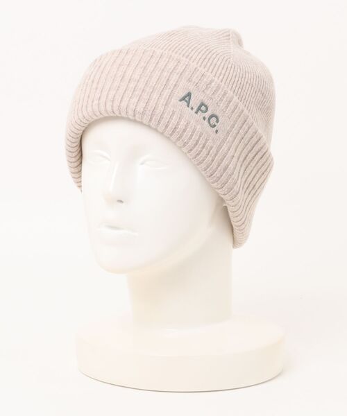 A.P.C.（アーペーセー）の「BONNET THIERS（ニットキャップ/ビーニー・メンズ・イエロー/ブラック/ベージュ系その他/グリーン系その他・ONESIZE）」の8枚目の写真