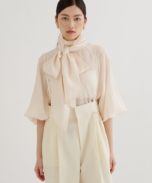 ウィムガゼット　シフォン　ボウタイブラウス シフォンボウタイブラウス（シャツ/ブラウス）｜Whim Gazette（ウィム