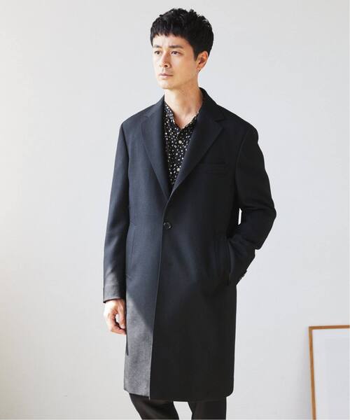 ウール ギャバジン チェスター コート（チェスターコート）｜EDIFICE