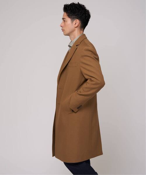 ウール ギャバジン チェスター コート（チェスターコート）｜EDIFICE