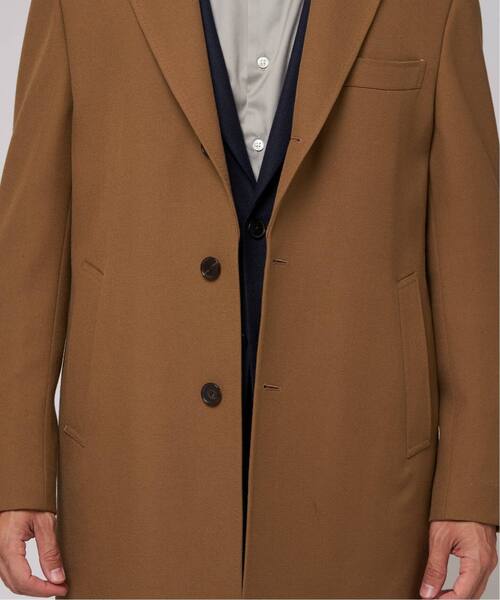 EDIFICE(エディフィス)の「ウール ギャバジン チェスター コート(チェスターコート・メンズ・ブラック/ベージュ・42/44/46/48/50/52)」の16枚目の写真