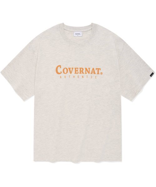 COVERNAT(カバーナット)の「アセンティックロゴTシャツオートミール(Tシャツ/カットソー・レディース・その他・SMALL/X-LARGE/LARGE/MEDIUM/XX-LARGE)」の1枚目の写真