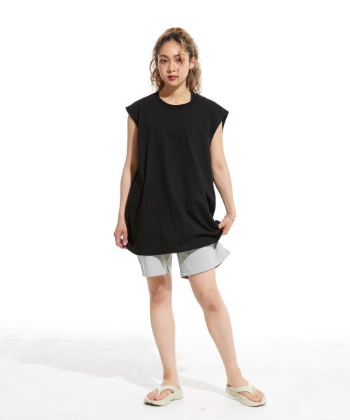 CREAM SODA LAB(クリームソーダラボ)の「ベーシックオーバーサイズスリーブレスブラック(Tシャツ/カットソー・メンズ・その他・X-LARGE/LARGE/MEDIUM)」の7枚目の写真