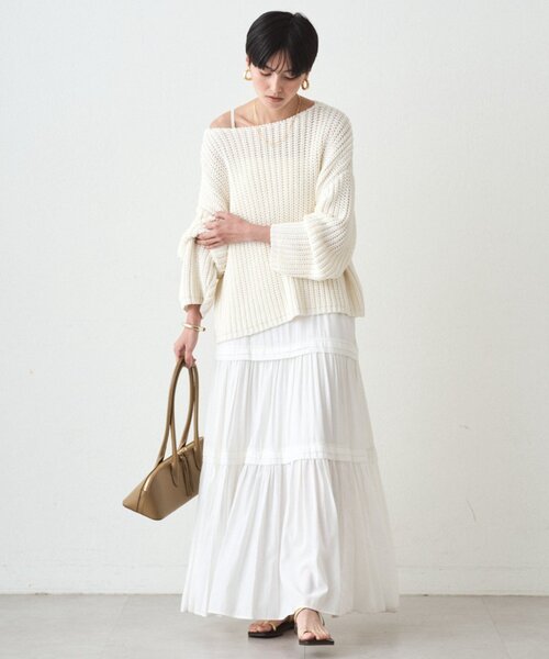 LOUNGEDRESS（ラウンジドレス）の「サテンティアードキャミワンピース