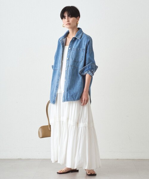 LOUNGEDRESS（ラウンジドレス）の「サテンティアードキャミワンピース