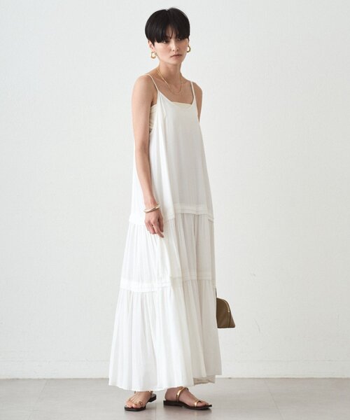 LOUNGEDRESS（ラウンジドレス）の「サテンティアードキャミワンピース