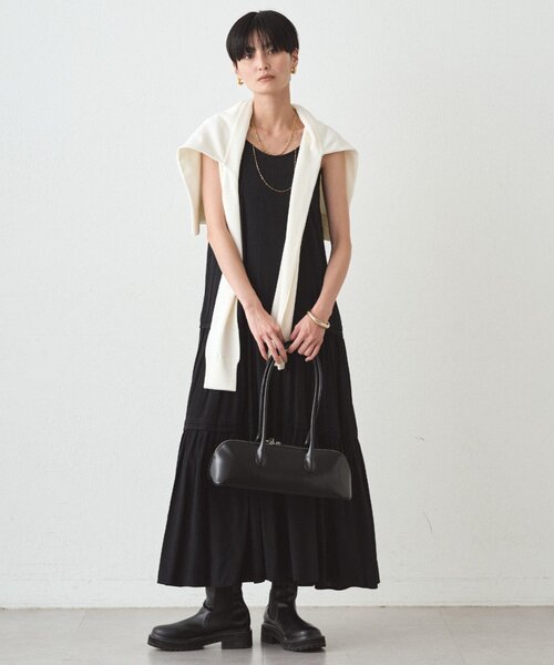 Loungedress サテンティアードキャミワンピース サテンティアードキャミワンピース（ワンピース）｜LOUNGEDRESS