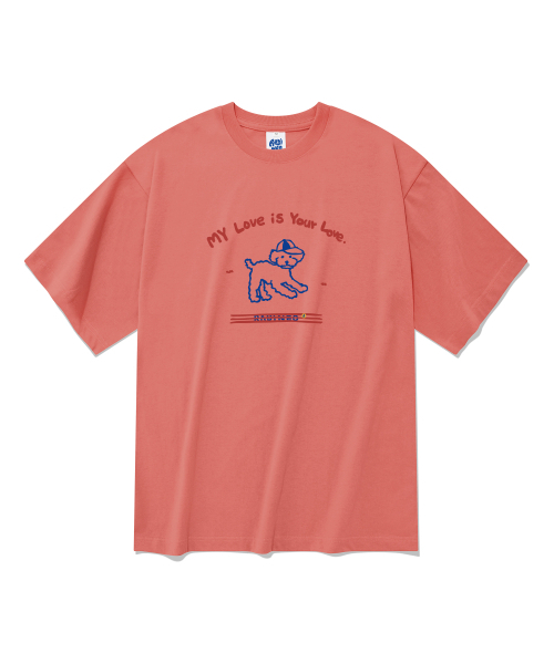RADINEO(ラディネオ)の「20番手ラブ半袖Tシャツヴィンテージレッド(Tシャツ/カットソー・メンズ・その他・LARGE/MEDIUM/X-LARGE)」の1枚目の写真