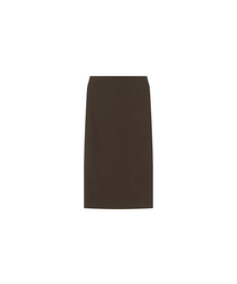 Novelle Stitch Skirt _ Brown