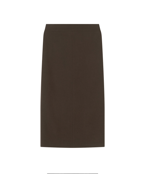 Novelle Stitch Skirt _ Brown