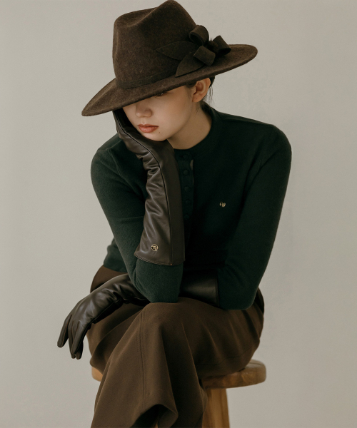 MAYVERU（メイバーユー）の「Novelle Stitch Skirt _ Brown（スカート・レディース・ブラウン・SMALL/MEDIUM）」の16枚目の写真