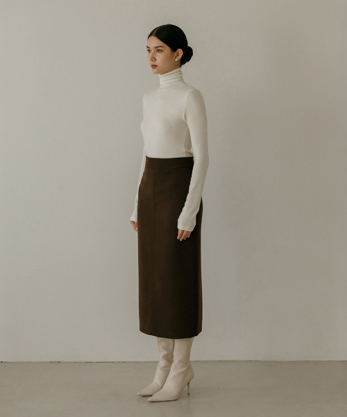 MAYVERU（メイバーユー）の「Novelle Stitch Skirt _ Brown（スカート・レディース・ブラウン・SMALL/MEDIUM）」の18枚目の写真