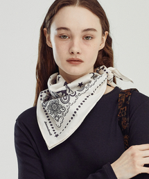 Between A and B（ビトウィーンエイアンドビー）の「ムンキャットバンダナ [アイボリー]（バンダナ/スカーフ）」