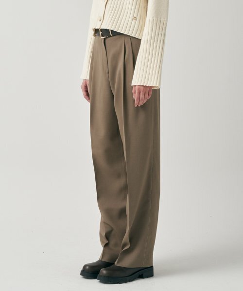MOTT（モット）の「ウールステッチスラックス - カーキベージュ（スラックス・レディース・その他・SMALL/MEDIUM/LARGE）」の3枚目の写真