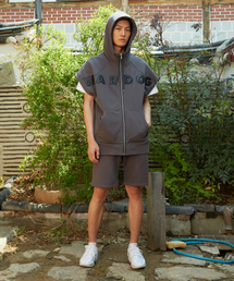 WARDOG（ワドッグ）の「Peekaboo Sleeveless Zip-Up Hoodie Charcoal（パーカー）」