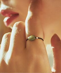 CHARMY（チャミ）の「シルバー925ラブラドライトバンドリング（リング）」