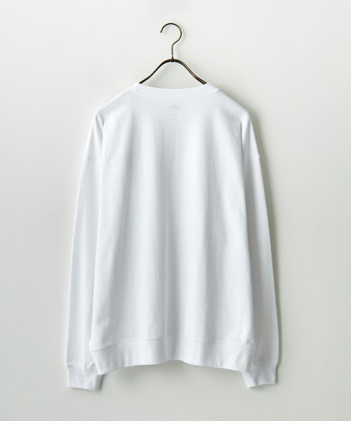 DANTON（ダントン）の「[DANTON/ダントン] ワンポイントロゴ スウェットライクロンT（Tシャツ/カットソー・レディース・ネイビー/ブラック/ホワイト/ホワイト系/アイボリー・XL/L/M）」の10枚目の写真