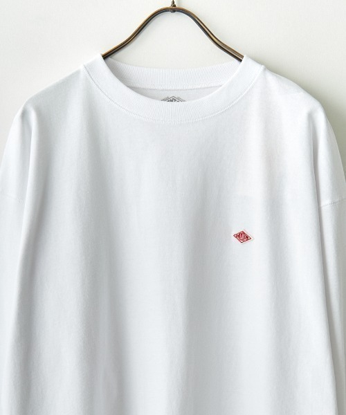DANTON（ダントン）の「[DANTON/ダントン] ワンポイントロゴ スウェットライクロンT（Tシャツ/カットソー・レディース・ネイビー/ブラック/ホワイト/ホワイト系/アイボリー・XL/L/M）」の11枚目の写真