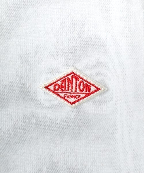DANTON（ダントン）の「[DANTON/ダントン] ワンポイントロゴ スウェットライクロンT（Tシャツ/カットソー・レディース・ネイビー/ブラック/ホワイト/ホワイト系/アイボリー・XL/L/M）」の12枚目の写真
