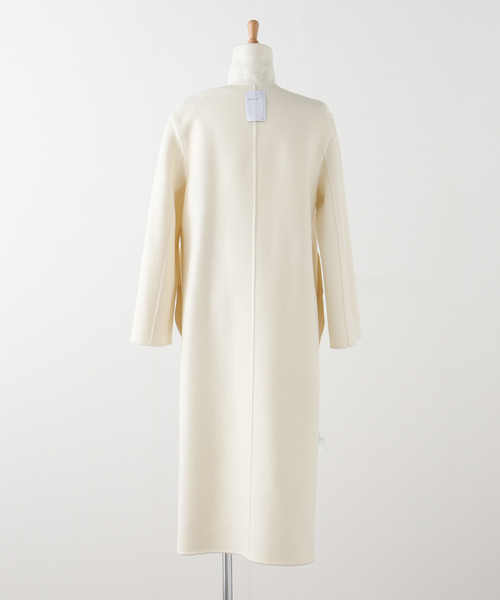 Noble（ノーブル）の「ダブルビーバーリバートレンチコート（トレンチコート・レディース・ホワイト・38/36）」の7枚目の写真