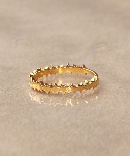 NOIR DE POUPEE（ノワールドプーペ）の「【WEB限定】K18vermeil スターエタニティリング（リング・レディース・ゴールド・#11/#13/#15）」の11枚目の写真