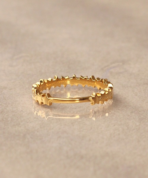 NOIR DE POUPEE（ノワールドプーペ）の「【WEB限定】K18vermeil スターエタニティリング（リング・レディース・ゴールド・#11/#13/#15）」の13枚目の写真