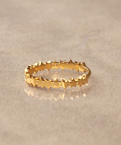 NOIR DE POUPEE（ノワールドプーペ）の「【WEB限定】K18vermeil スターエタニティリング（リング・レディース・ゴールド・#11/#13/#15）」の14枚目の写真