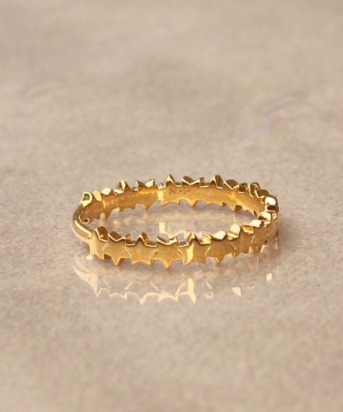 NOIR DE POUPEE（ノワールドプーペ）の「【WEB限定】K18vermeil スターエタニティリング（リング・レディース・ゴールド・#11/#13/#15）」の15枚目の写真