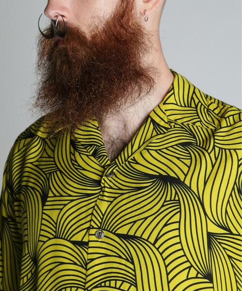schott(ショット)の「Schott/ショット/BANANA RAYON SHIRT/バナナ レーヨンシャツ(シャツ/ブラウス・メンズ・イエロー・M/L/XL/2XL)」の8枚目の写真