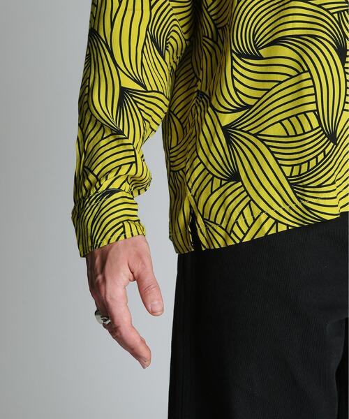 schott(ショット)の「Schott/ショット/BANANA RAYON SHIRT/バナナ レーヨンシャツ(シャツ/ブラウス・メンズ・イエロー・M/L/XL/2XL)」の10枚目の写真