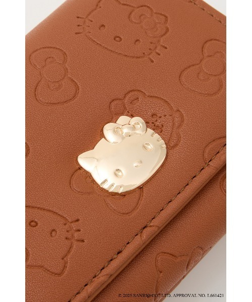 RODEO CROWNS WIDE BOWL（ロデオクラウンズワイドボウル）の「(サンリオキャラクターズ) KITTY ウォレット（財布・レディース・レッド/キャメル・FREE）」の6枚目の写真