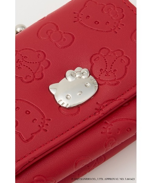 RODEO CROWNS WIDE BOWL（ロデオクラウンズワイドボウル）の「(サンリオキャラクターズ) KITTY ウォレット（財布・レディース・レッド/キャメル・FREE）」の16枚目の写真