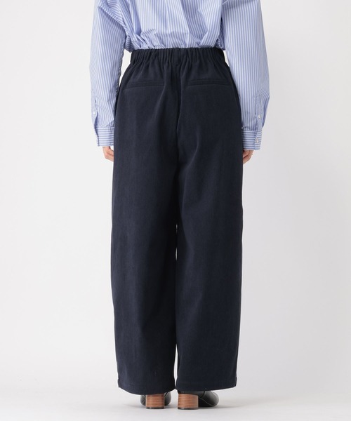 studio CLIP（スタディオクリップ）の「【イージーケア】コーデュロイワイドパンツ[プチ・プラスサイズあり]（その他パンツ・レディース・ネイビー/カーキ/ナチュラル・FREE/PF/ﾌﾘｰ(L)）」の20枚目の写真