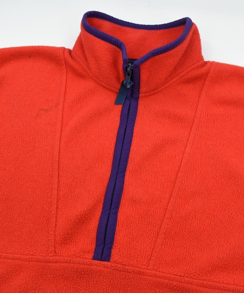 GAP（ギャップ）の「【USED】90’s GAP ハーフジップ フリースプルオーバー（その他トップス・メンズ・レッド・LARGE）」の2枚目の写真