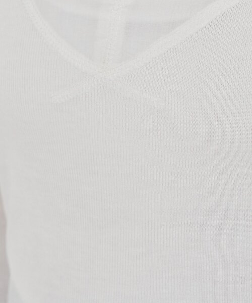 SHENERY(シーナリー)の「シアードッキングロンTEE(Tシャツ/カットソー・レディース・ブラック/オフホワイト・FREE/LARGE)」の12枚目の写真