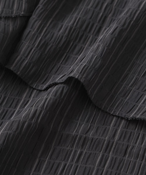 VIS（ビス）の「アシンメトリーティアードブラウス（シャツ/ブラウス・レディース・ホワイト/キナリ/チャコールグレー・FREE）」の6枚目の写真