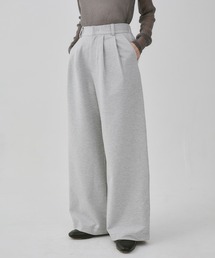 hunch（ハンチ）の「裏毛 スウェットタックパンツ（スウェットパンツ）」